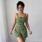 Women's Printed Camisole and Shorts Set