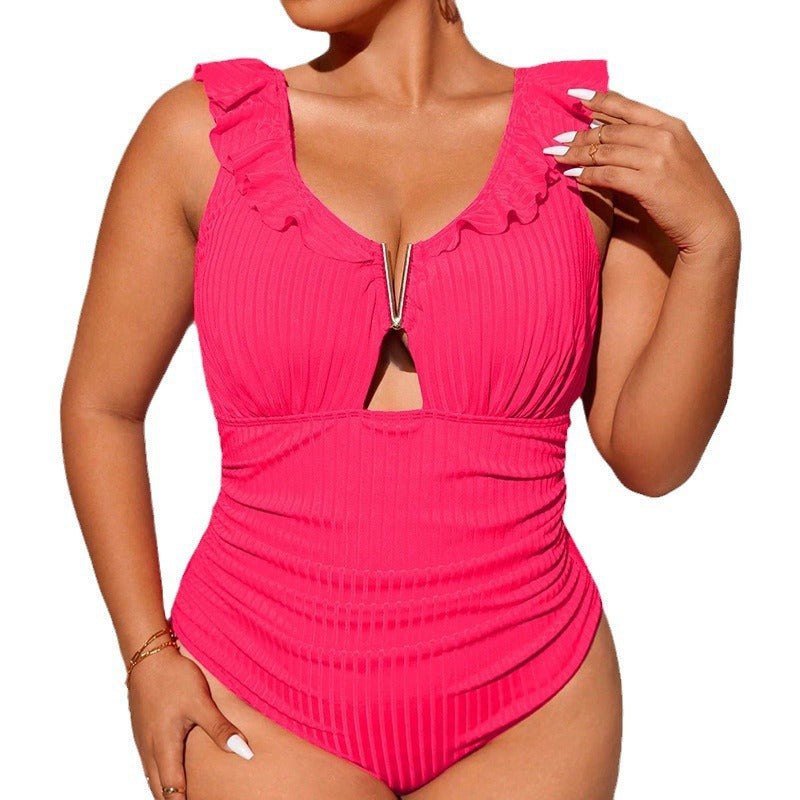 Plus Size One-Piece Swimwear