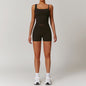 Quick drying vest+shorts yoga suit outdoor training suit running sports fitness suit set