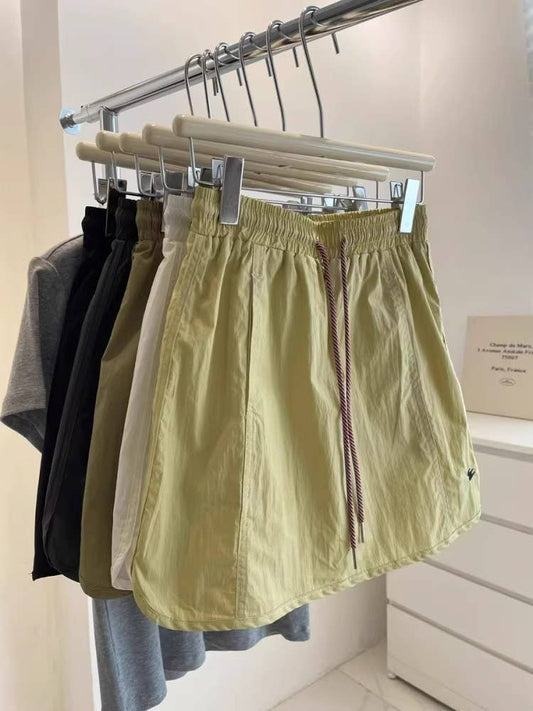 High Waist Slimming Skort with Built-In Shorts