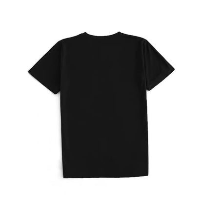 Printed Short Sleeve Round Neck Pullover T-Shirt