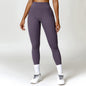 Quick drying tight fitting hip lifting yoga pants high waisted fitness pants for outdoor running exercise