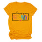 New fashion short-sleeved happy fri yay summer trendy women's T-shirt