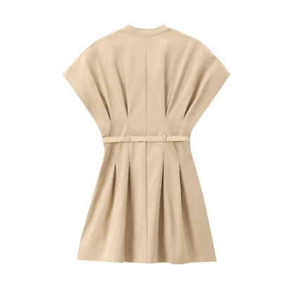 Summer new women's clothing pleated short style slim and sexy dress for women