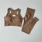 Running yoga suit beautiful back exercise set for women