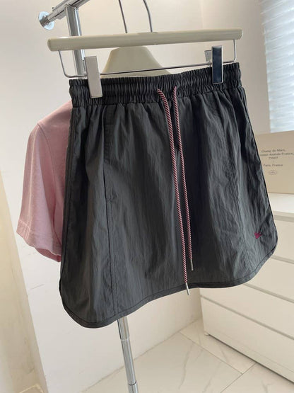 High Waist Slimming Skort with Built-In Shorts