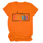 New fashion short-sleeved happy fri yay summer trendy women's T-shirt