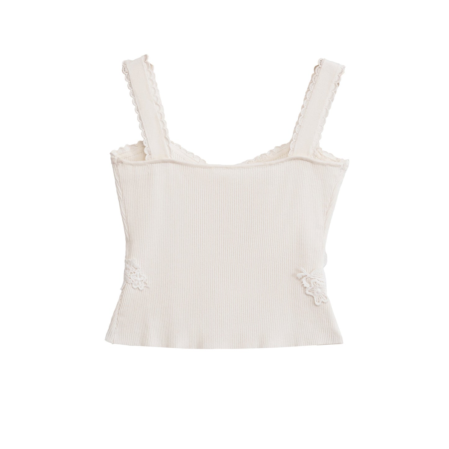Women's European and American lace trimmed slim camisole vest