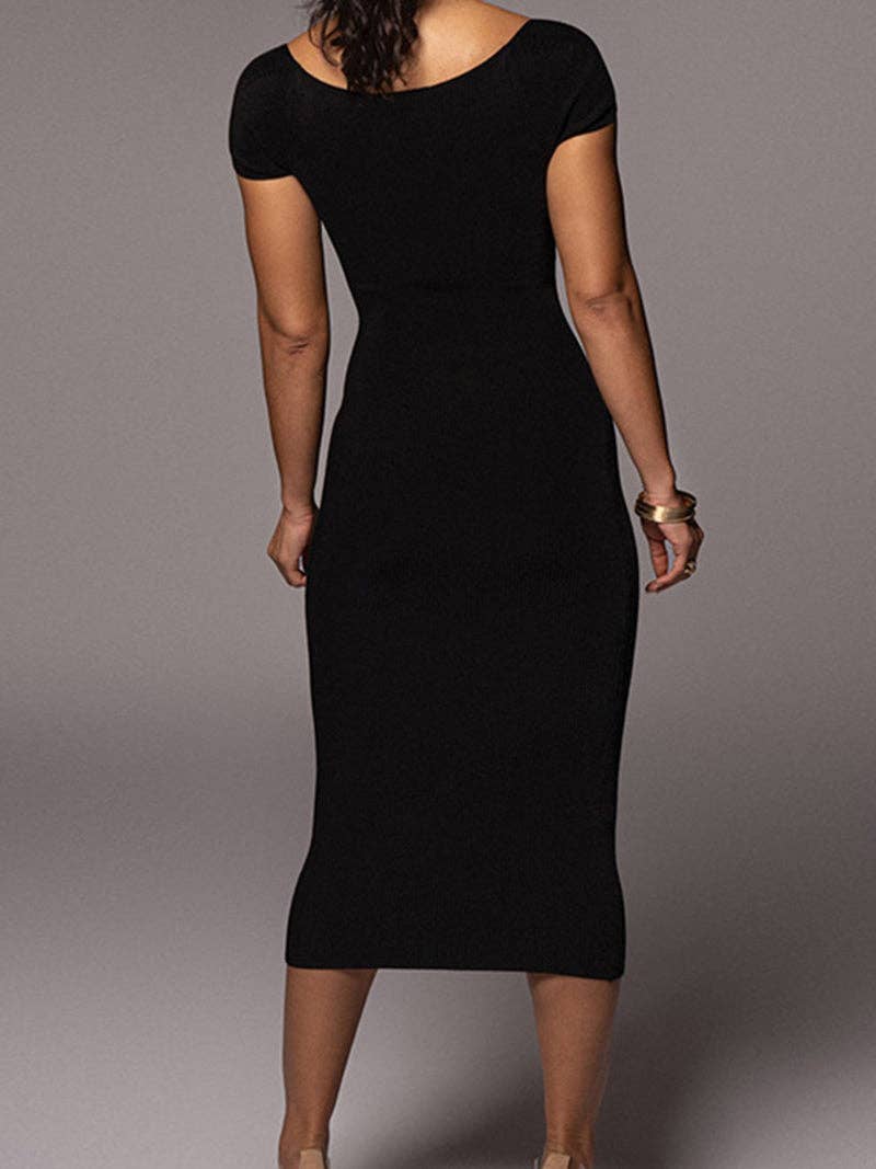 Off-Shoulder Bodycon Dress