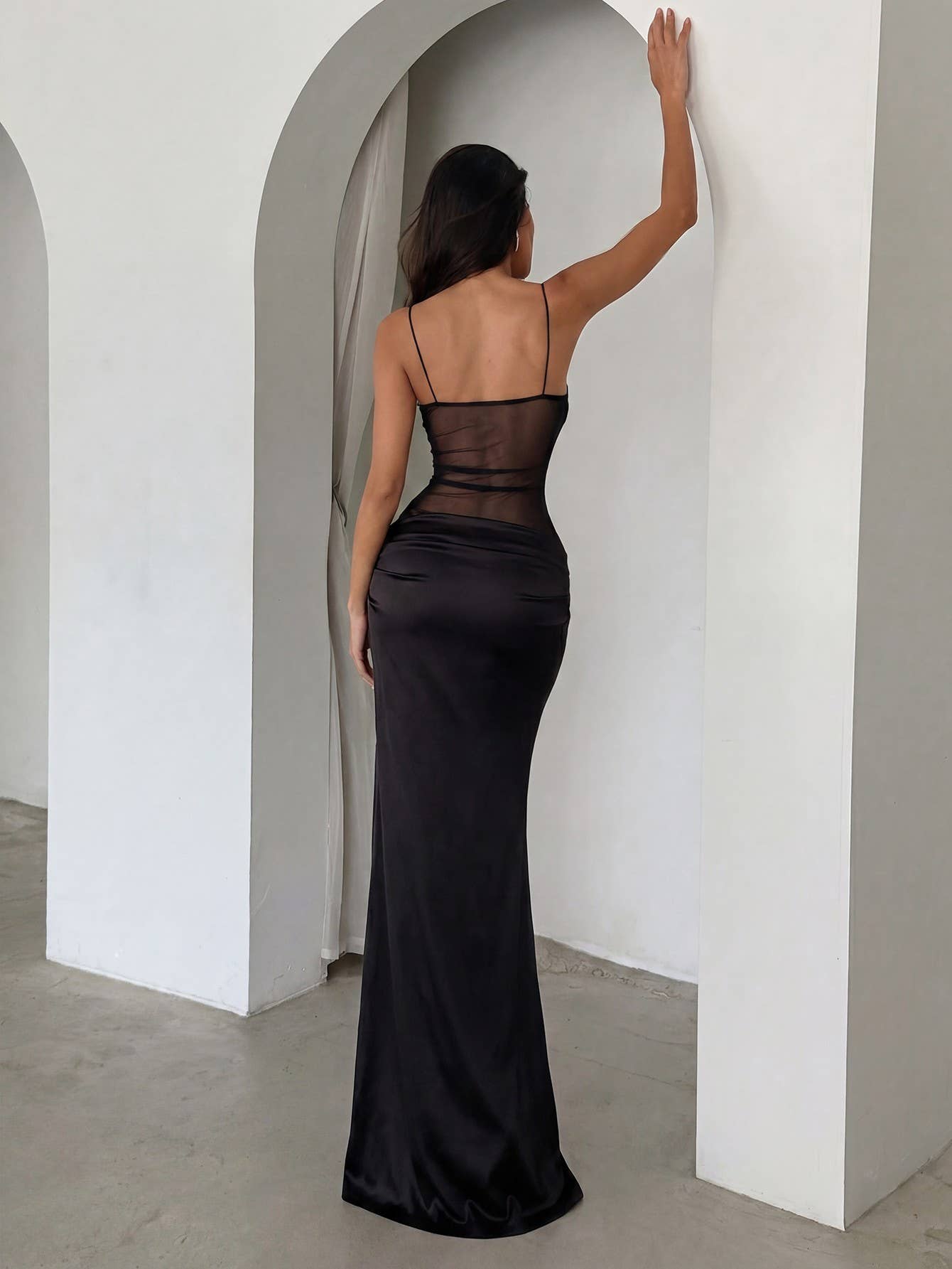 Satin Maxi Dress